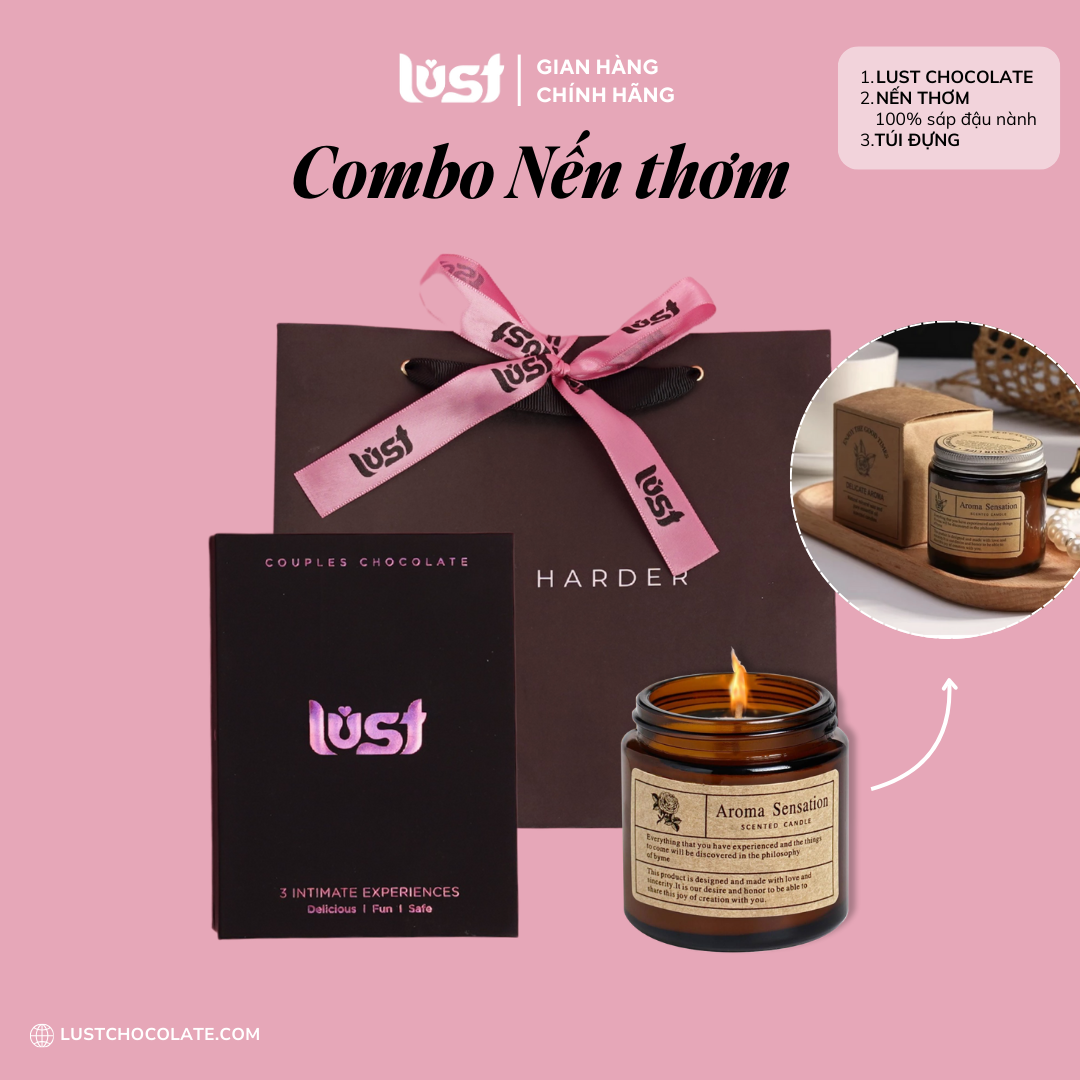Lust™ - Chocolate Tình Yêu + NẾN THƠM
