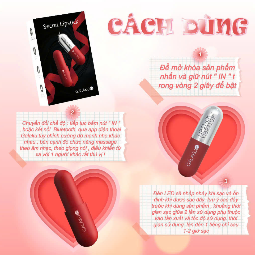 Lust™ - Chocolate Tình Yêu + Son "Rung" GALAKU